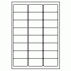 443 - Label Size 63.5mm x 34mm - 24 labels per sheet